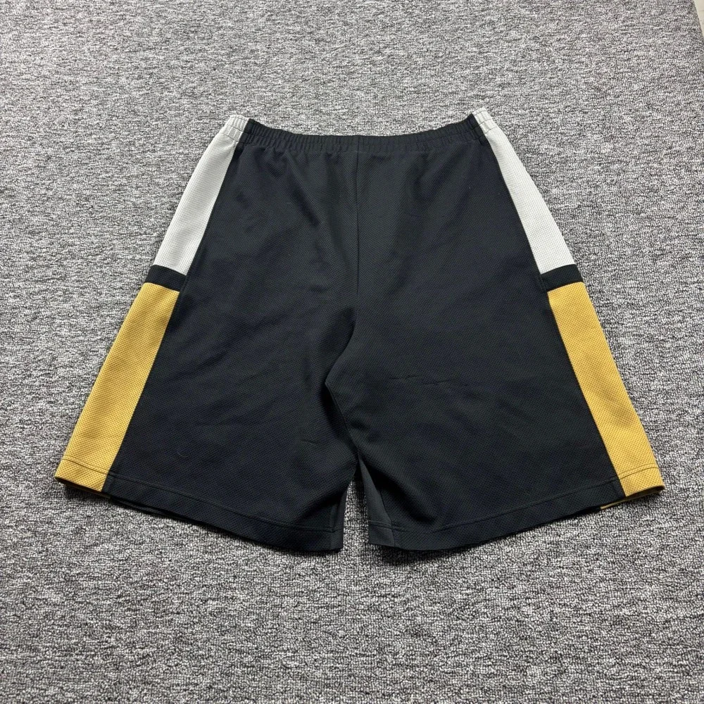Y2K 2000s Jordan Brand Baggy Basketball Shorts Black/Gold/White Size Large